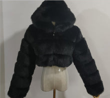 Load image into Gallery viewer, Faux Fur Jacket Faux Fox Fur Long Sleeve(AY1358)