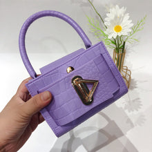 Load image into Gallery viewer, Fashion triangle metal messenger mini bag(AB2041)