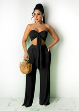 Load image into Gallery viewer, Sexy solid color wide leg pants tube top suit(AY1831)