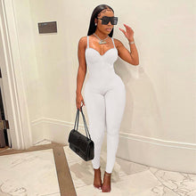 Load image into Gallery viewer, Suspenders tight high waist hip lift jumpsuit AY1697