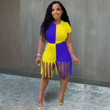 Load image into Gallery viewer, Splicing tassel two-piece set(AY1067)