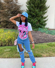 Load image into Gallery viewer, Cartoon print T-shirt top(AY1643)