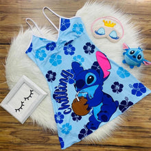 Load image into Gallery viewer, Cartoon print suspender dress(AY1566)