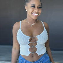 Load image into Gallery viewer, Casual thread suspender vest T-shirt AY1931