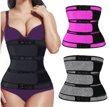 Load image into Gallery viewer, Belly shaper three-row velcro waistband(AE4064)