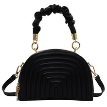 Load image into Gallery viewer, Fashionable pleated half round messenger bag(AB2066)