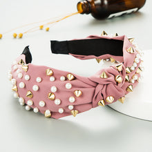 Load image into Gallery viewer, Hot sale inlaid pearl bow headband(