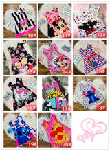 Load image into Gallery viewer, Cartoon print suspender dress(AY1566)