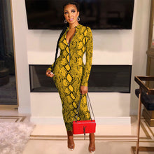 Load image into Gallery viewer, Printed zipper two-sided dress(AY1244)