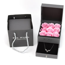 Load image into Gallery viewer, Valentine's Day Rose Flower Gift Box(No necklace)