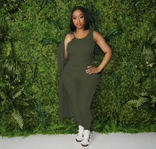 Load image into Gallery viewer, Solid color long cardigan pants suit(AY1224)