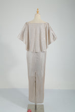 Load image into Gallery viewer, Temperament one-shoulder ruffled slit dress AY1684