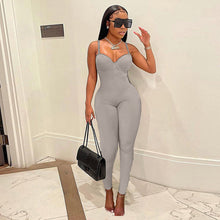 Load image into Gallery viewer, Suspenders tight high waist hip lift jumpsuit AY1697
