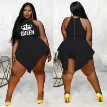 Load image into Gallery viewer, Plus size Irregular Crown Sleeveless Jumpsuit(AY1777)