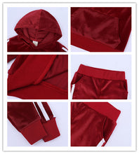 Load image into Gallery viewer, Hot selling children's hooded sweater set(A1161-1)
