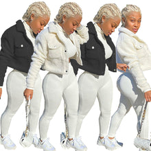 Load image into Gallery viewer, Solid color plush short coat(AY1579)