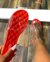 Load image into Gallery viewer, Transparent solid color sandals HPSD083