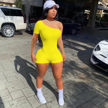 Load image into Gallery viewer, New ribbed one-shoulder jumpsuit  AY1052