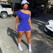 Load image into Gallery viewer, New ribbed one-shoulder jumpsuit  AY1052