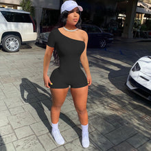 Load image into Gallery viewer, New ribbed one-shoulder jumpsuit  AY1052