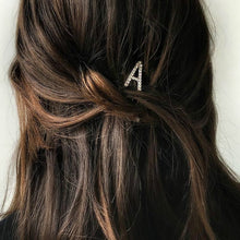 Load image into Gallery viewer, Hot selling rhinestone letter hairpin(A11142)