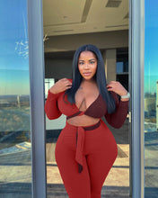 Load image into Gallery viewer, Sexy two-color stitching two-piece set(AY1668)