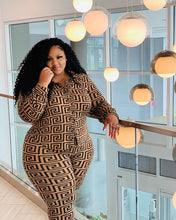 Load image into Gallery viewer, Casual printed shirt suit(AY1593