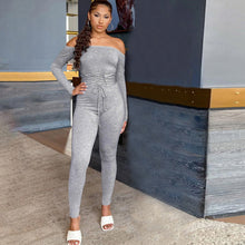 Load image into Gallery viewer, Solid color sexy slim jumpsuit(AY1219)