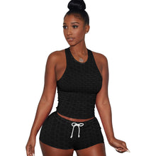 Load image into Gallery viewer, Yoga Sports Tank Top Shorts Set AY1071