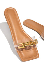 Load image into Gallery viewer, Candy color metal chain slippers SY0112