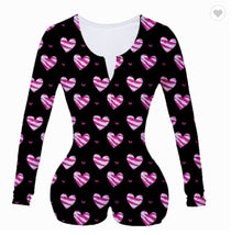 Load image into Gallery viewer, Valentine's Day rose print jumpsuit AH2033