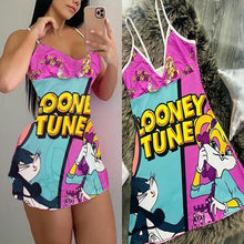 Load image into Gallery viewer, Cartoon print suspender dress(AY1566)