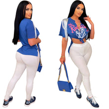 Load image into Gallery viewer, Tassel print slim fit multicolor T-shirt AY2006