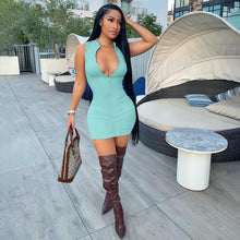 Load image into Gallery viewer, Sleeveless straight dress AY1992