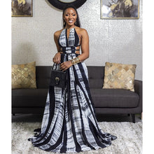 Load image into Gallery viewer, Drawstring Vintage Print Dress AY1968