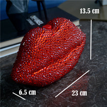 Load image into Gallery viewer, Water drill bag acrylic lip chain bag AB2080
