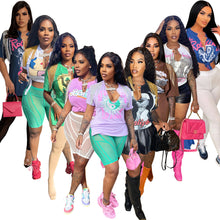 Load image into Gallery viewer, Tassel print slim fit multicolor T-shirt AY2006