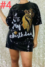 Load image into Gallery viewer, Fashion Sequin T-Shirt Mid Length Top(AY1753)