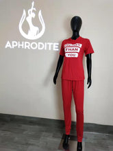 Load image into Gallery viewer, Fashion letter printing casual suit(AY1393)