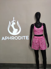 Load image into Gallery viewer, Fashion plaid sling set AY1009