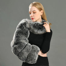 Load image into Gallery viewer, Trendy faux fur shawl jacket(AY1361)