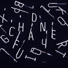 Load image into Gallery viewer, Hot selling rhinestone letter hairpin(A11142)