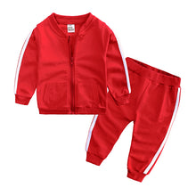 Load image into Gallery viewer, Hot sale kids sports sweatshirt suit(A1162)