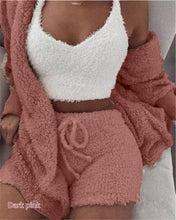 Load image into Gallery viewer, Plush three-piece soft casual wear