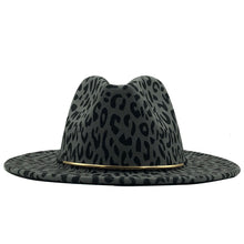 Load image into Gallery viewer, Hot Selling Metallic Leopard Print Jazz Hat