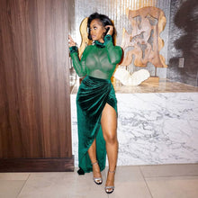 Load image into Gallery viewer, Fashionable mesh stitching dress(AY1625)