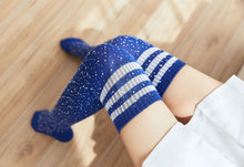Load image into Gallery viewer, Sexy belt drilled knee long socks(AE4044)