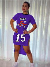 Load image into Gallery viewer, New  basketball slit dress (no brand) AY1138