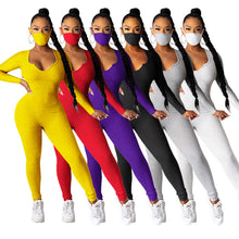 Load image into Gallery viewer, Solid color V-neck tights(AY1223)