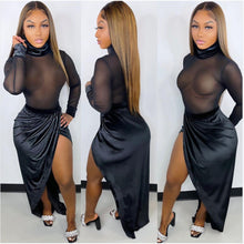 Load image into Gallery viewer, Fashionable mesh stitching dress(AY1625)